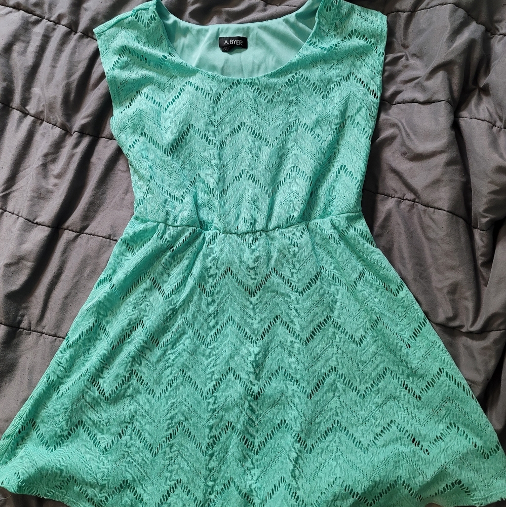 Large A.Byer light teal dress